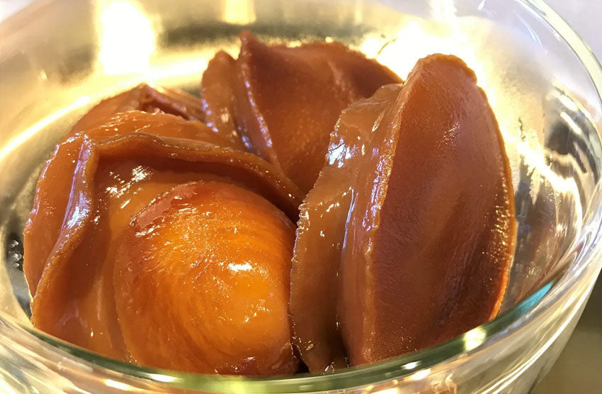Abalone in Japanese sauce