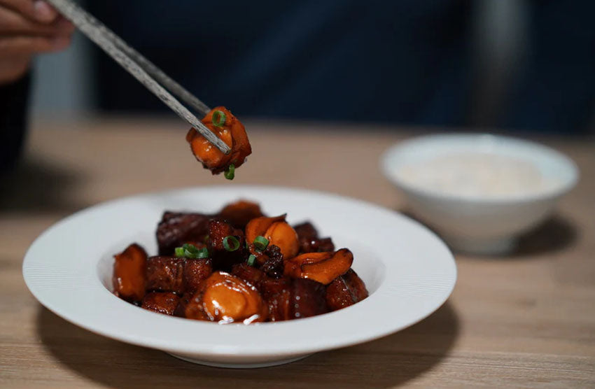 Braised Pork Belly with Abalone