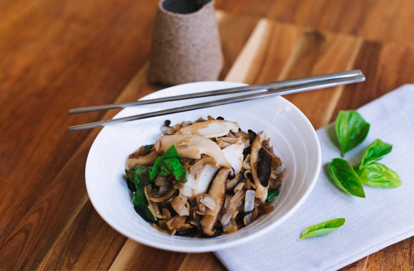 Abalone stir-fry