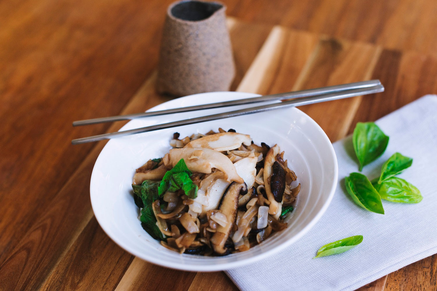 Abalone stir-fry