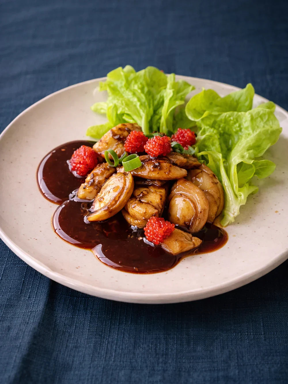 Black Garlic & Soy Glaze Abalone