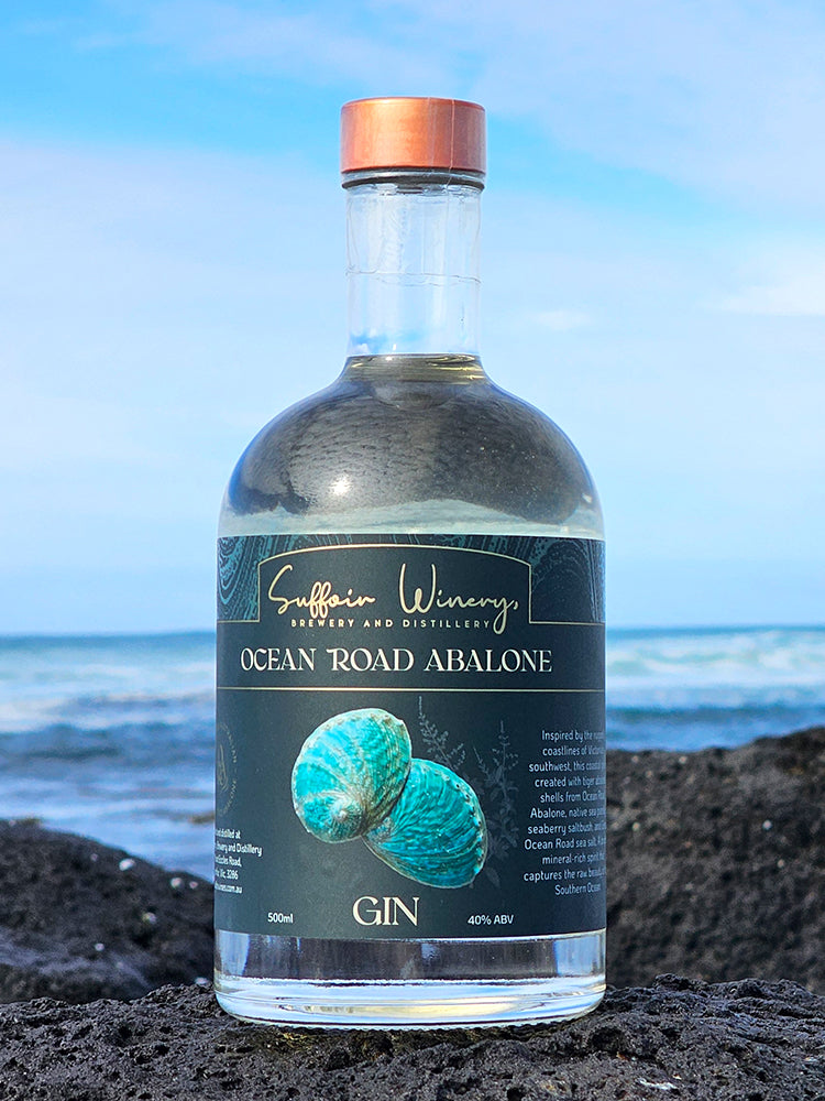 Ocean Road Abalone Gin by Suffoir Winery, Brewery & Distillery - 500ml & 200ml